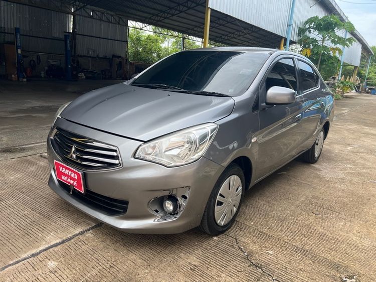 Mitsubishi Attrage 2017 1.2 GLX Sedan เบนซิน ไม่ติดแก๊ส เกียร์อัตโนมัติ เทา รูปที่ 2