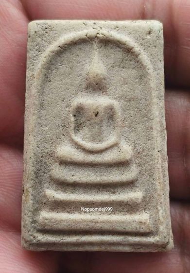 พระสมเด็จบางขุนพรหมปี 09 พิมพ์ใหญ่เกศทะลุซุ้ม บล็อกแตก B รูปที่ 5