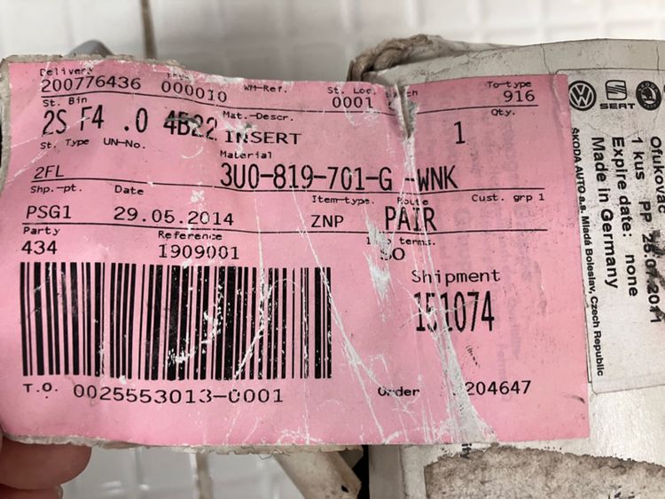 ✅ ช่องแอร์ Skoda Superb 1 B5 3U Passat B5.5 ข้างหน้าซ้าย รุ่นปี 2002 2003 2004 2005 2006 2007 2008 ของใหม่ แท้ เบิกศูนย์ รูปที่ 7