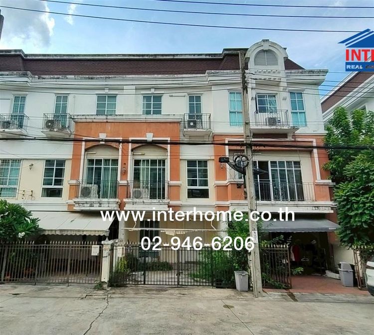 ทาวน์โฮม 2 ชั้น 21.6 ตร.ว. หมู่บ้านพลัสซิตี้พาร์ค ซอยนวลจันทร์ 32 ถนนนวมินทร์รามอินทรา เขตบึงกุ่ม กรุงเทพมหานคร
