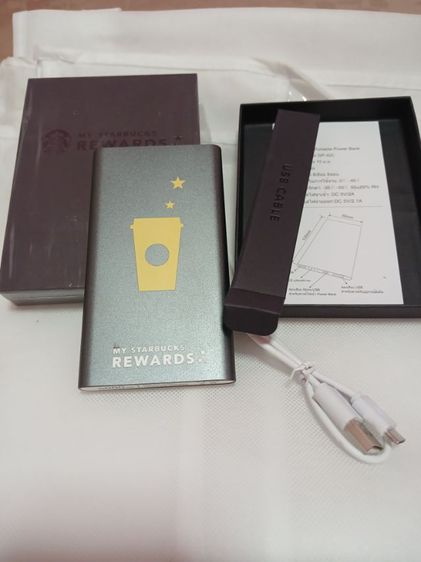 เพาเวอร์แบงค์ ยี่ห้อสตาร์บัค 5000แอมป์ ส่งฟรีทั่วไทย มารับเองลดราคาให้ครับ