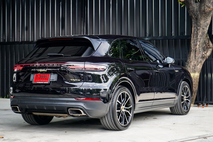 Porsche Cayenne 2018 3.0 E-Hybrid 4WD Utility-car ไฮบริด เกียร์อัตโนมัติ ดำ รูปที่ 3