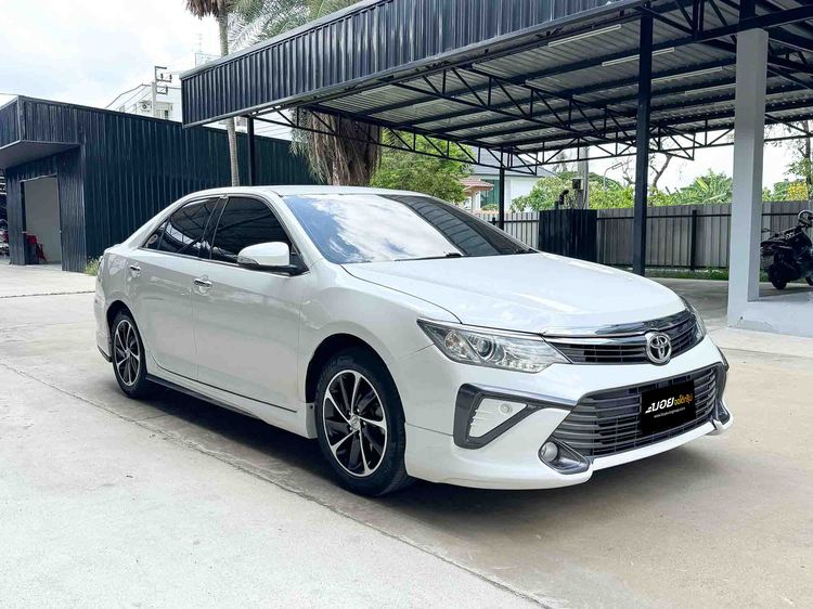 Toyota Camry 2015 2.0 G Extremo Sedan เบนซิน ไม่ติดแก๊ส เกียร์อัตโนมัติ ขาว รูปที่ 3