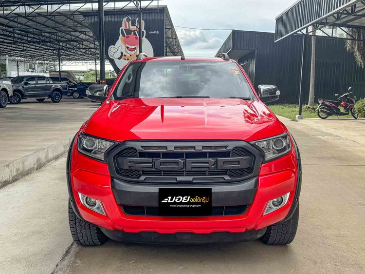 Ford Ranger 2018 2.2 Hi-Rider XLT Pickup ดีเซล ไม่ติดแก๊ส เกียร์อัตโนมัติ แดง รูปที่ 2