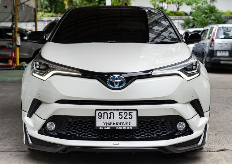 Toyota C-HR 2020 1.8 HV Mid Utility-car ไฮบริด ไม่ติดแก๊ส เกียร์อัตโนมัติ ขาว