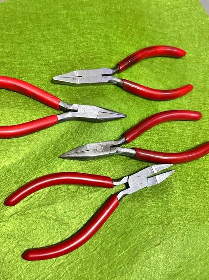 คีม สแตนเลสทคีมปากแบน และปากแหลม 4 ตัว