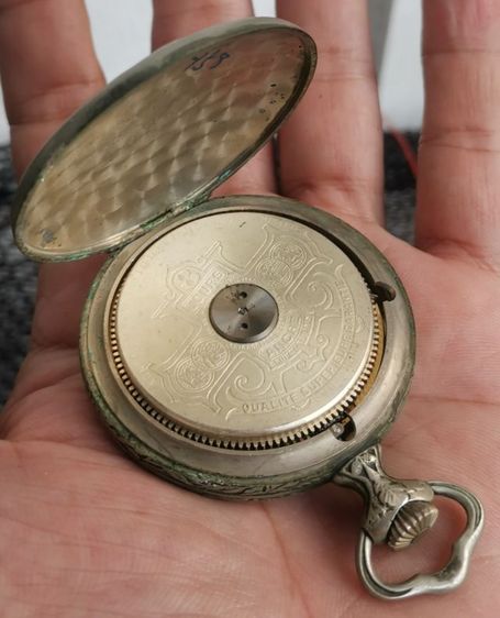 นาฬิกาพก​ Vintage​ Hebdomas 8 Jours​ ไขลาน​ แปดวันสมบูรณ์หายากมาก ราคาแบ่งปันครับ รูปที่ 9