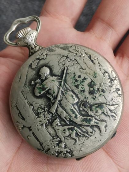 นาฬิกาพก​ Vintage​ Hebdomas 8 Jours​ ไขลาน​ แปดวันสมบูรณ์หายากมาก ราคาแบ่งปันครับ รูปที่ 8