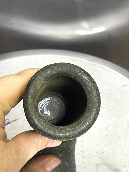 กระบอกหิน แกะสลัก อักษรจีน สะสม รูปที่ 6