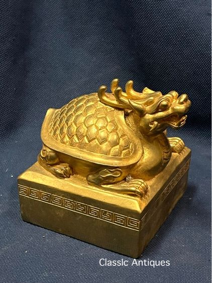 ตราประทับ เต่ามังกร กระไหล่ทอง A1 รูปที่ 3