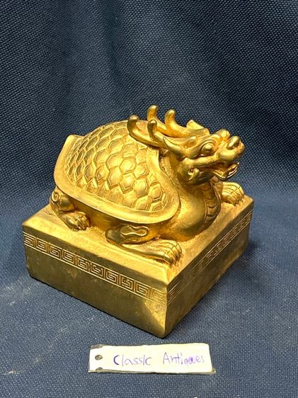 ตราประทับ เต่ามังกร กระไหล่ทอง A1 รูปที่ 7