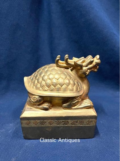 ตราประทับ เต่ามังกร กระไหล่ทอง A1 รูปที่ 6