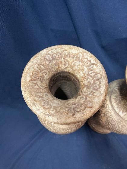 แจกันหิน แกะสลัก ขนาดใหญ่สะสม รูปที่ 10