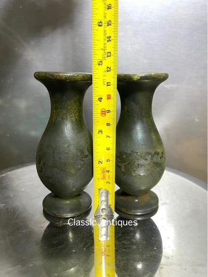 แจกันหิน แกะสลัก มังกรคู่สะสม รูปที่ 10