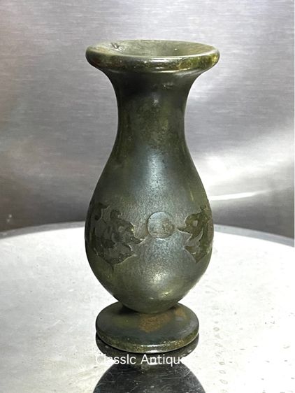 แจกันหิน แกะสลัก มังกรคู่สะสม รูปที่ 3