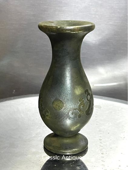 แจกันหิน แกะสลัก มังกรคู่สะสม รูปที่ 5