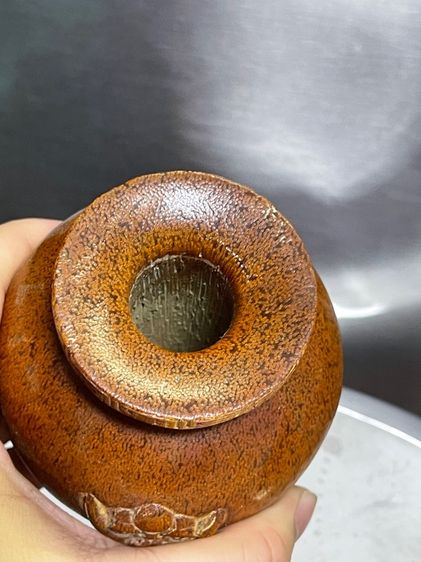 แจกัน หัวสิงห์ งานแกะสลักสะสม รูปที่ 12