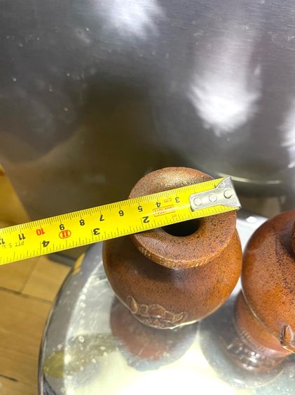 แจกัน หัวสิงห์ งานแกะสลักสะสม รูปที่ 16