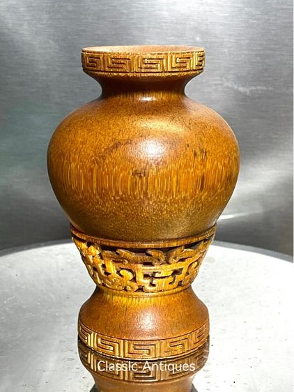 แจกัน งานแกะสลักสะสมc1 รูปที่ 6