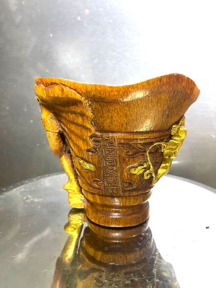 จอก ช้าง งานแกะสลักสะสม รูปที่ 7