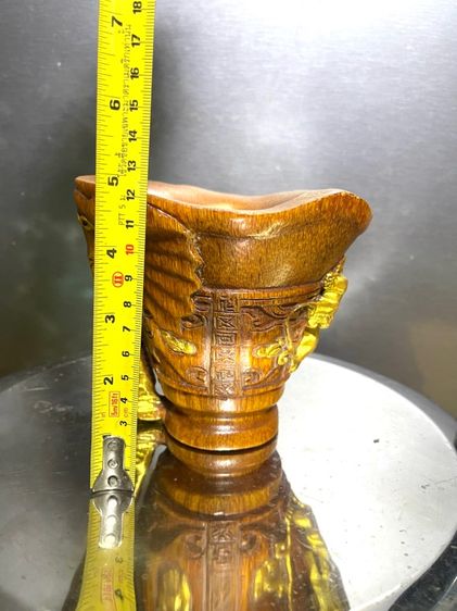 จอก ช้าง งานแกะสลักสะสม รูปที่ 14