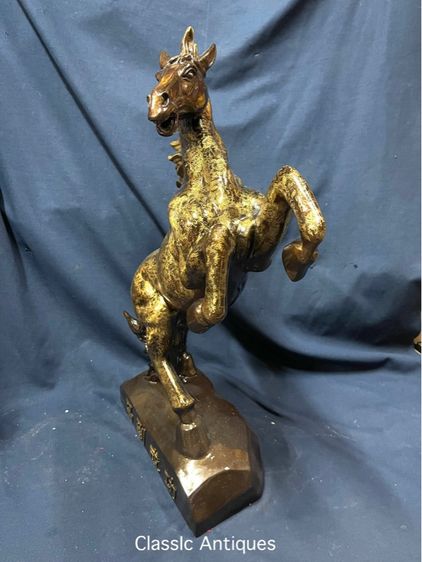 ม้า อาชา ทองเหลือง ตัวใหญ่สะสม รูปที่ 12