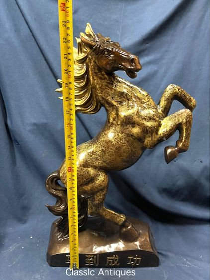 ม้า อาชา ทองเหลือง ตัวใหญ่สะสม รูปที่ 17