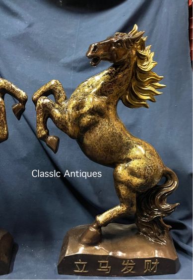 ม้า อาชา ทองเหลือง ตัวใหญ่สะสม รูปที่ 10