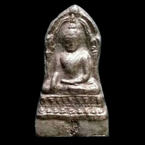 พระชินราชใบเสมา,เนื้อชินเงิน.