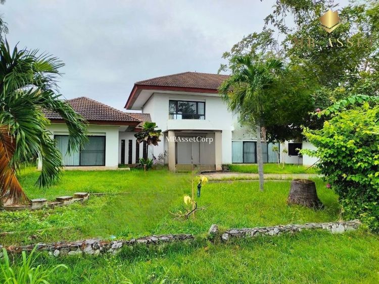 มีบางส่วน ขายบ้านเดี่ยว 2 ชั้น หมู่บ้านปัญญารีสอร์ท สไตล์ contemporary ริมถนนสุขุมวิท ใกล้ตลาดหนองมน บางพระ มอเตอร์เวย์ ชลบุรี รูปที่ 2