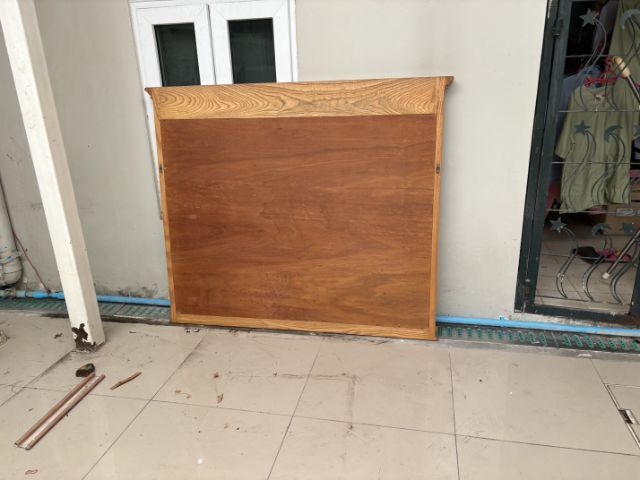 กระจกกรอบไม้สักแกะลาย รูปที่ 3