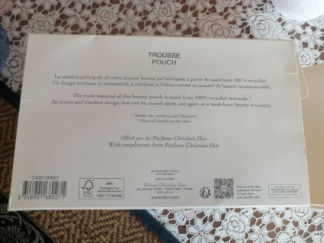 กระเป๋า​เครื่อง​สำอาง​Diorแท้ใหม่ รูปที่ 9