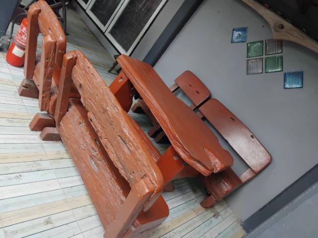 ชุดโต๊ะนั่งไม้สัก รูปที่ 3