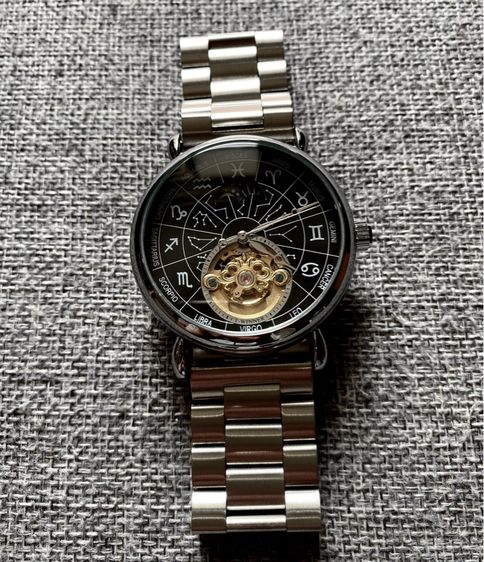 ❌ขายแล้ว❌ Automatic sun moon สายสแตนเลส รูปที่ 2