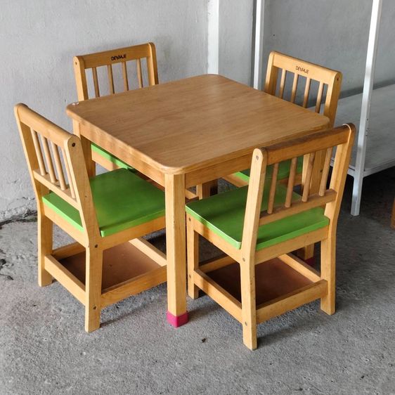 🔴ขายชุดโต๊ะ+เก้าอี้ ของเด็ก-ยี่ห้อ DEMAJE (มือสอง)🔴 รูปที่ 6