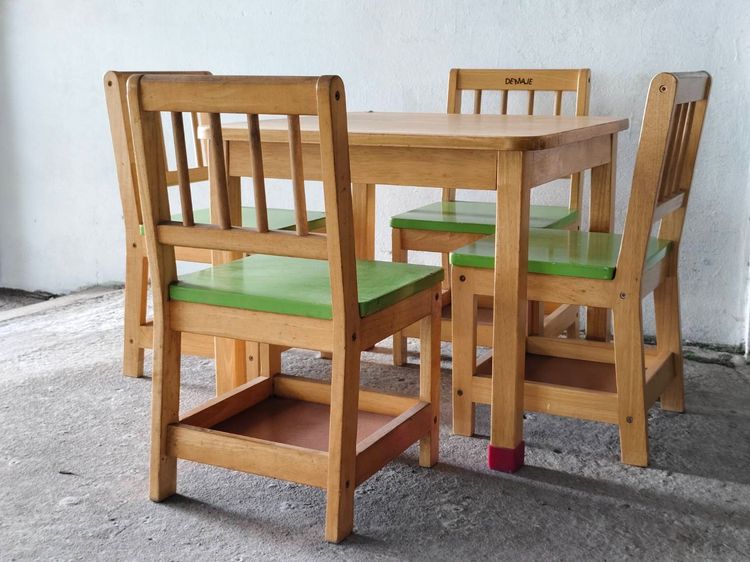 🔴ขายชุดโต๊ะ+เก้าอี้ ของเด็ก-ยี่ห้อ DEMAJE (มือสอง)🔴 รูปที่ 7