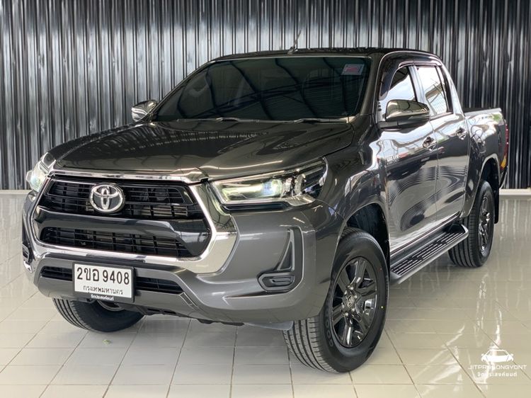 Toyota Hilux Revo 2022 Double Cab 2.4 Entry Prerunner Pickup ดีเซล เกียร์อัตโนมัติ เทา รูปที่ 4