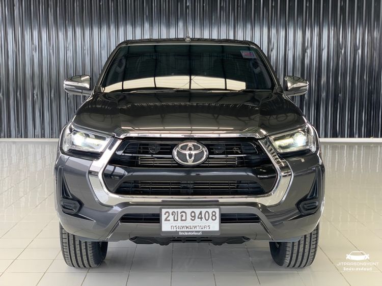 Toyota Hilux Revo 2022 Double Cab 2.4 Entry Prerunner Pickup ดีเซล เกียร์อัตโนมัติ เทา รูปที่ 3