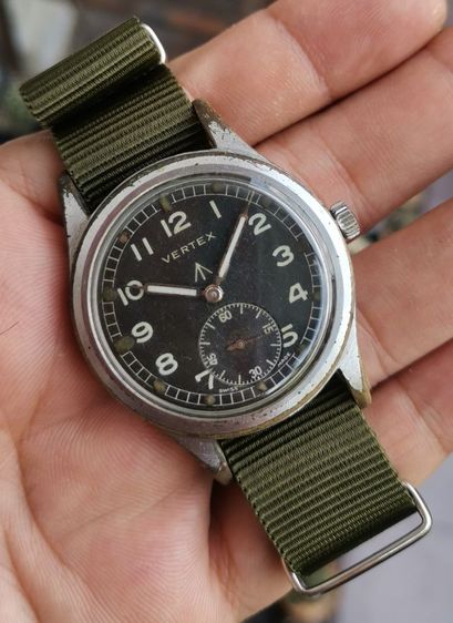เงิน อื่นๆ นาฬิกาทหารวินเทจ Vintage Vertex Dirty​ Dozen​ WWII Military Watch ไขลาน​ ที่สุดของความหายาก ราคาแบ่งปันครับ