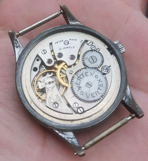 นาฬิกาทหารวินเทจ Vintage Vertex Dirty​ Dozen​ WWII Military Watch ไขลาน​ ที่สุดของความหายาก ราคาแบ่งปันครับ รูปที่ 11