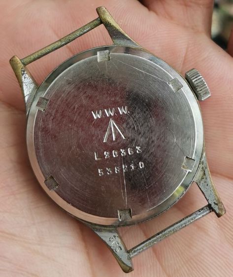 นาฬิกาทหารวินเทจ Vintage Record Dirty​ Dozen​ WWII Military Watch ไขลาน สายทหารต้องเก็บครับ ราคาแบ่งปัน รูปที่ 8