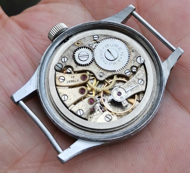 นาฬิกาทหารวินเทจ Vintage Buren Dirty​ Dozen​ WWII Military Watch ไขลาน หายากและสวยมาก ราคาแบ่งปันครับ รูปที่ 11