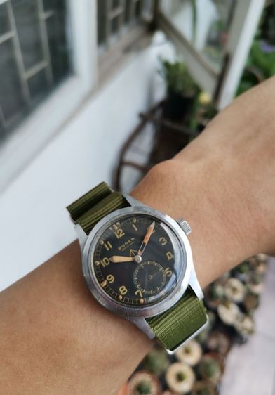 นาฬิกาทหารวินเทจ Vintage Buren Dirty​ Dozen​ WWII Military Watch ไขลาน หายากและสวยมาก ราคาแบ่งปันครับ รูปที่ 3