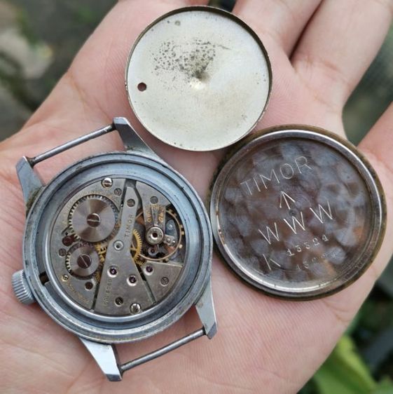 นาฬิกาทหารวินเทจ Vintage Timor Dirty​ Dozen​ WWII Military Watch ไขลาน ตัวจบแนวทหาร ราคาแบ่งปันครับ รูปที่ 9