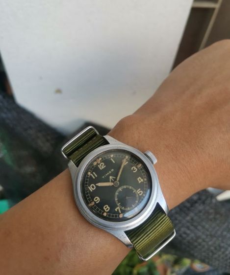นาฬิกาทหารวินเทจ Vintage Timor Dirty​ Dozen​ WWII Military Watch ไขลาน ตัวจบแนวทหาร ราคาแบ่งปันครับ รูปที่ 3