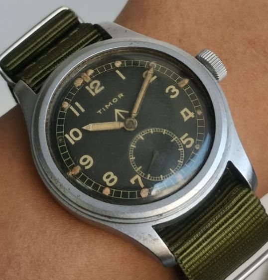 นาฬิกาทหารวินเทจ Vintage Timor Dirty​ Dozen​ WWII Military Watch ไขลาน ตัวจบแนวทหาร ราคาแบ่งปันครับ รูปที่ 4