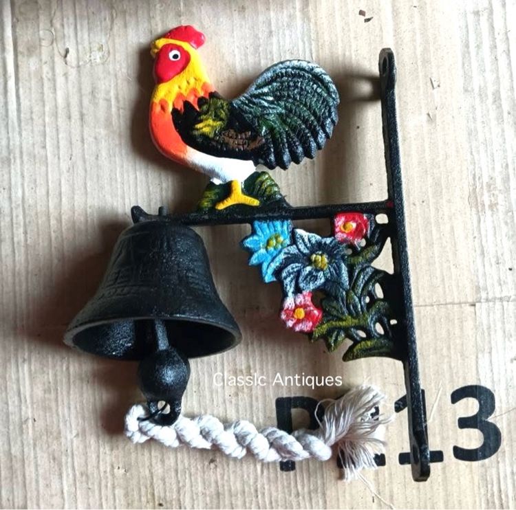 ระฆังไก่ เหล็กหล่อ สะสม รูปที่ 3