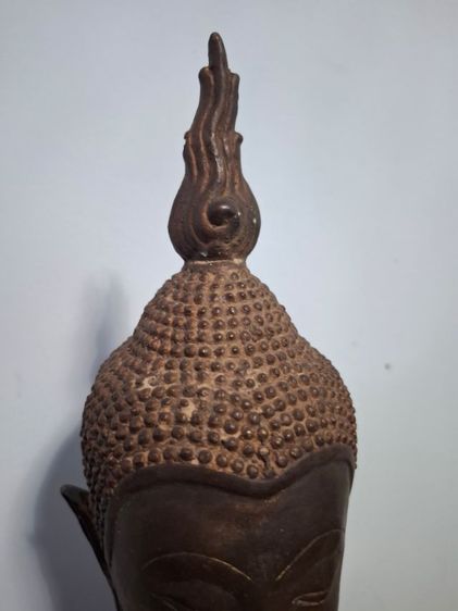 🚩(มาใหม่) พระเจ้าอู่ทอง สมัยอยุธยา เนื้อสัมฤทธิ์หล่อบางโบราณ รูปที่ 8