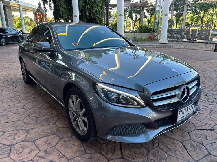 Mercedes-Benz C-Class 2017 C350 Sedan ไฮบริด เกียร์อัตโนมัติ เทา รูปที่ 2