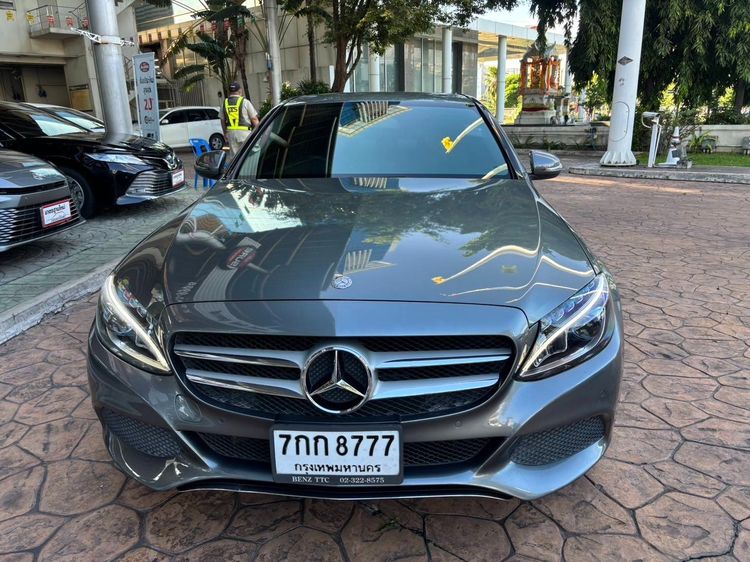 Mercedes-Benz C-Class 2017 C350 Sedan ไฮบริด เกียร์อัตโนมัติ เทา รูปที่ 3